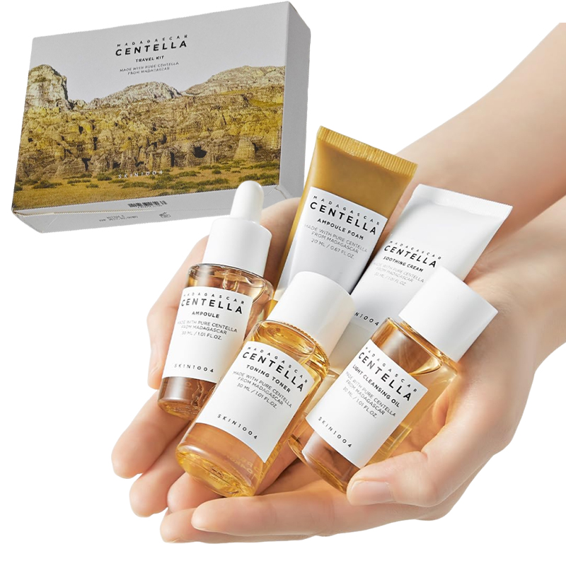 Luxury Skincare Kit - Zestaw podróżny Centella Travel: tonik, ampoulka,