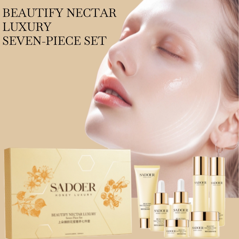 Luxury Skincare Gifts - Luksusowy siedmioczęściowy zestaw do pielęgnacji skóry