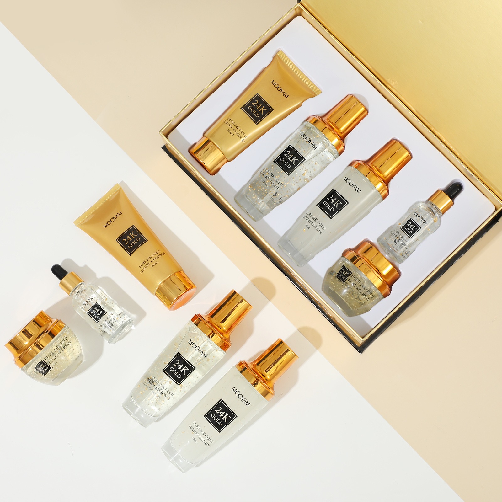 Złoty zestaw 24K LUXURY nawilż – Luxury Skincare Kit recenzja i cena